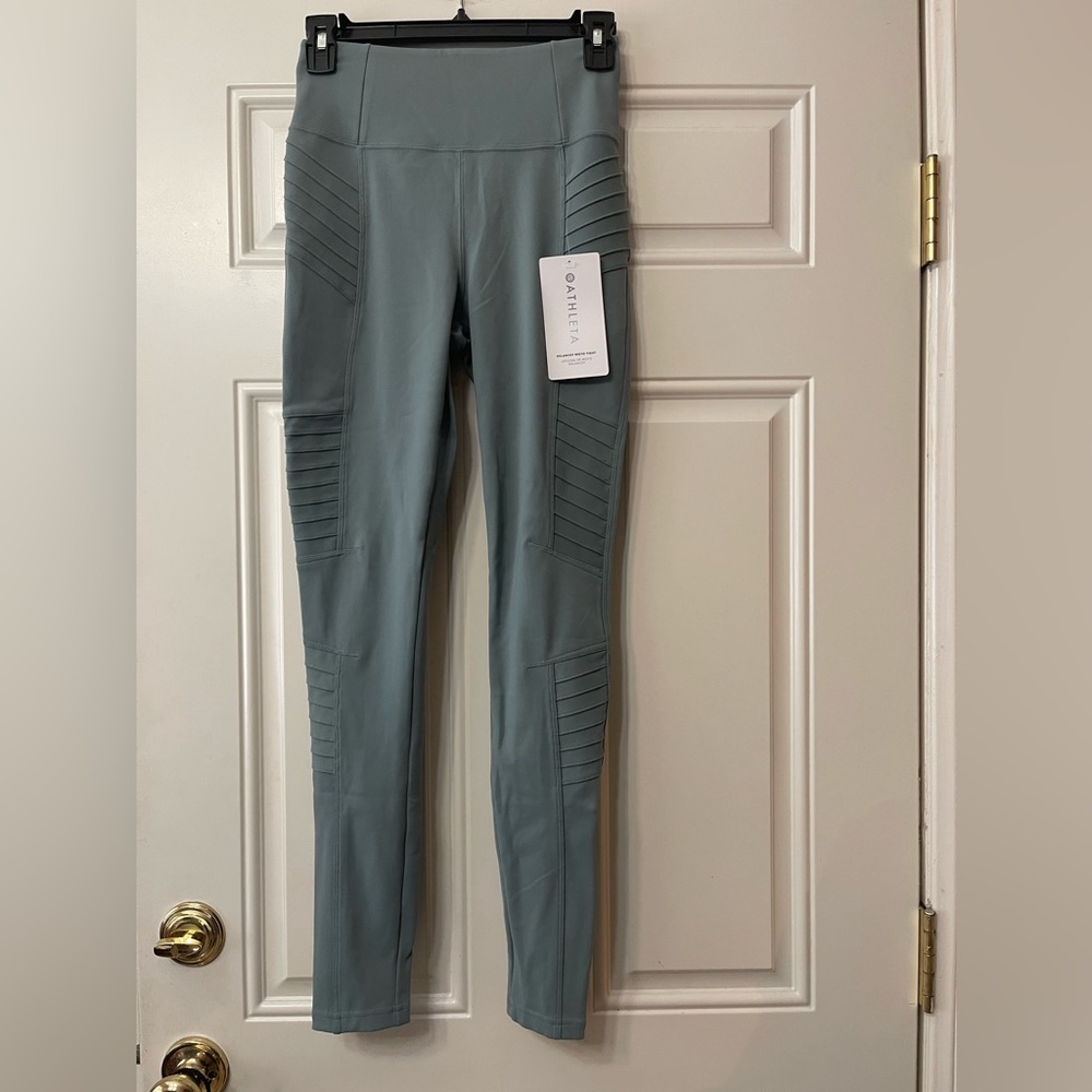 Athleta DELANCEY MOTO TIGHT NWT size XS